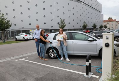 Neue Kremser E-Tankstelle in der Reitenhaslachergasse