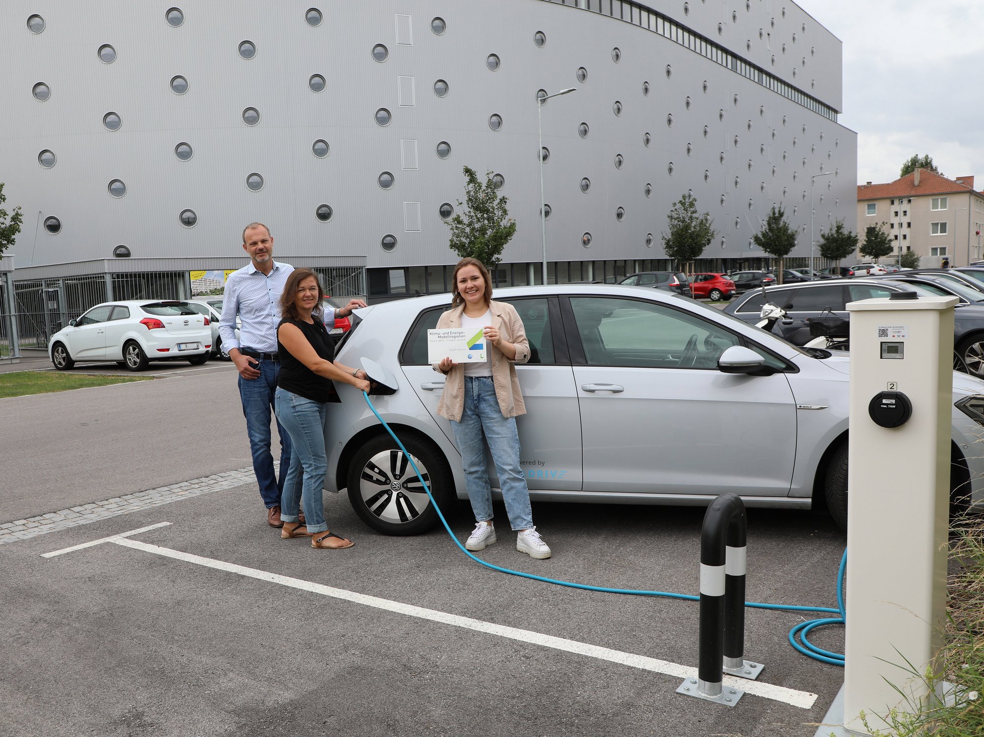 Neue Kremser E-Tankstelle in der Reitenhaslachergasse