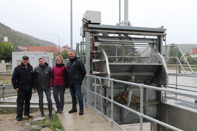 Bundesministerin Leonore Gewessler zu Besuch in Krems 